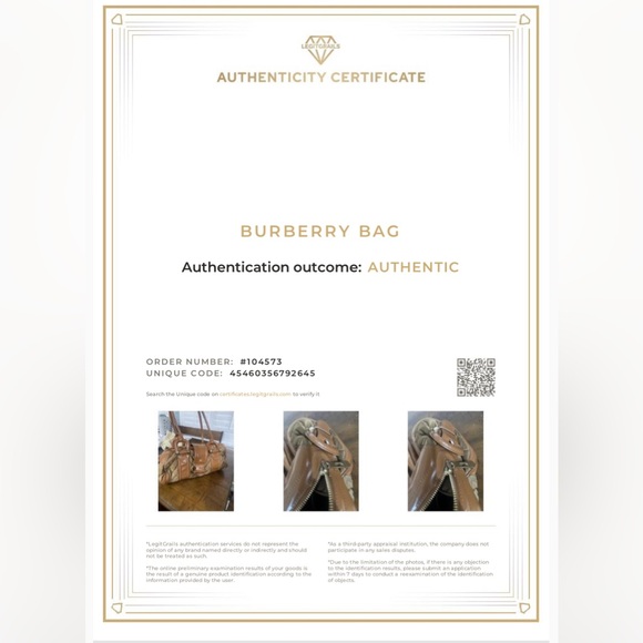 Burberry Nylon and Leather Large Manor Satchel-Preloved with Dust Bag & COA - Picture 9 of 9